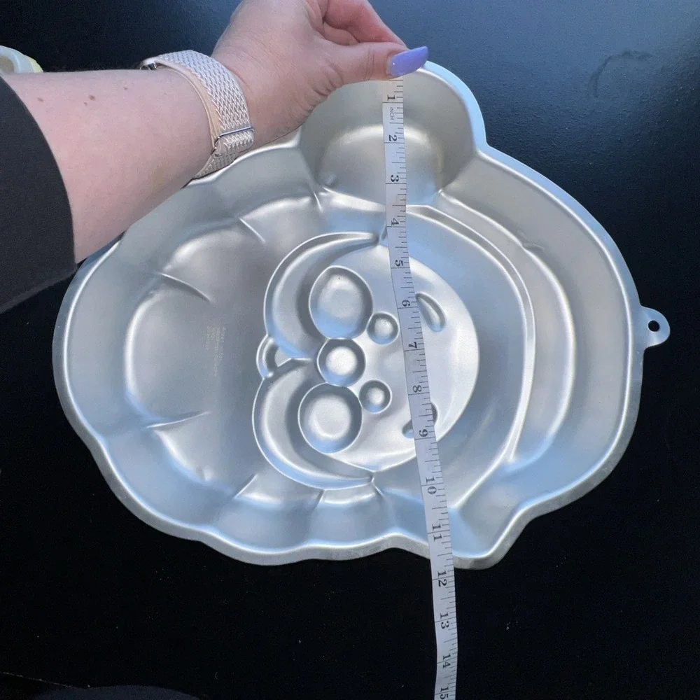 Vtg Wilton 1987 Santa Claus Face Cake Pan Baking‎ Mold Aluminum Korea 2105 1225
